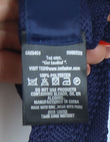 Ted Baker Men’s Blue Knit Designer Tie