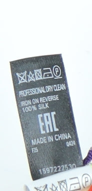 Autograph Men's Purple Slim Silk Tie