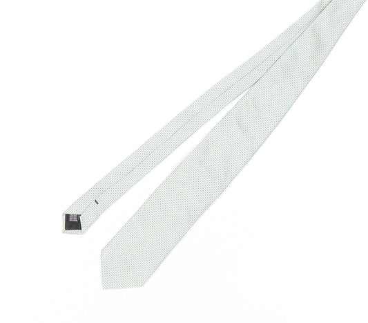 Jaeger Men's Blue Slim Geometric Silk Tie