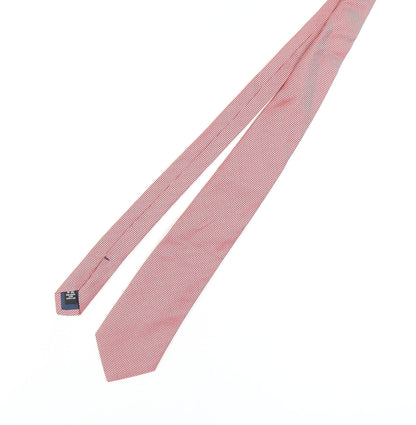 Hackett Men's Red Silk Geometric Tie