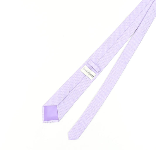 Michelsons Men's Purple Slim Tie