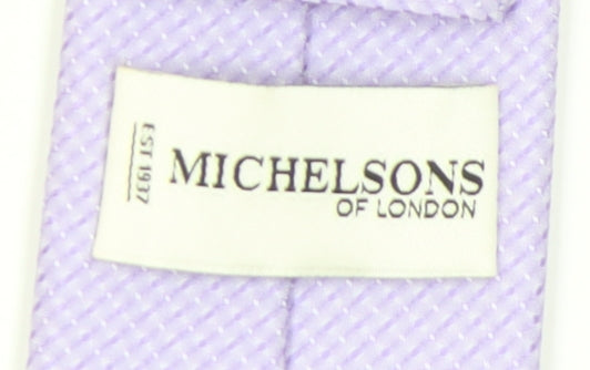 Michelsons Men's Purple Slim Tie