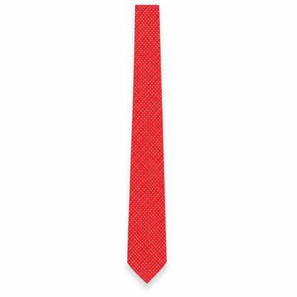 Mens Charles Tyrwhitt Red Polka Dot 100% Silk Slim Tie