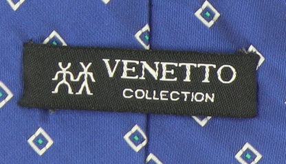 Venetto Collection Men's Blue Geometric Tie