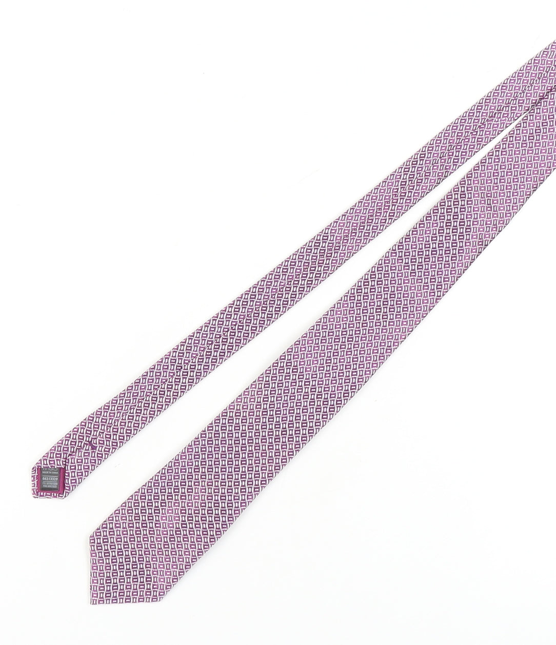 Marks and Spencer Men's Purple Silk Slim Tie