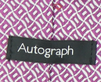 Marks and Spencer Men's Purple Silk Slim Tie