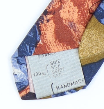 Rodier Men's Multicoloured Floral Silk Tie