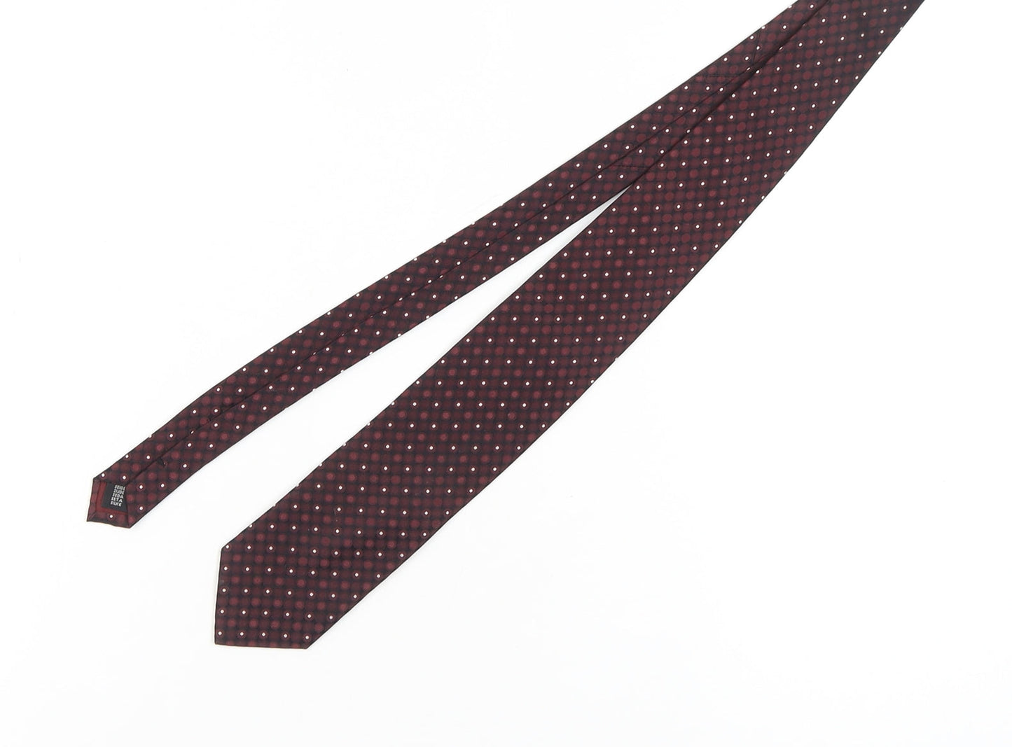 Mens Berwin & Berwin Red Polka Dot 100%  Tie