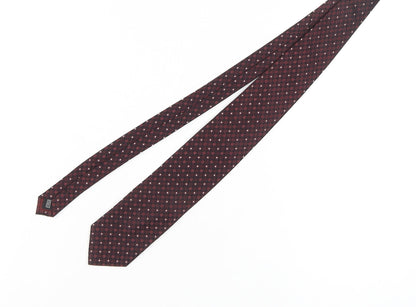 Mens Berwin & Berwin Red Polka Dot 100%  Tie