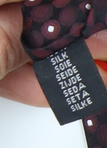 Mens Berwin & Berwin Red Polka Dot 100%  Tie