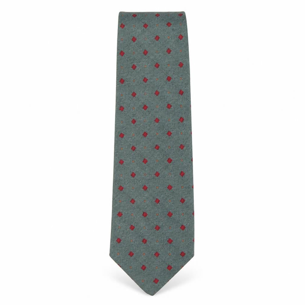 Mens Austin Reed Blue Geometric 100% Silk  Tie