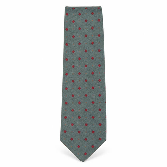 Mens Austin Reed Blue Geometric 100% Silk  Tie