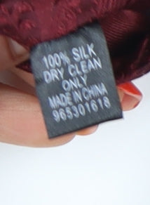 Moss 1851 Men's Red Paisley Silk Tie