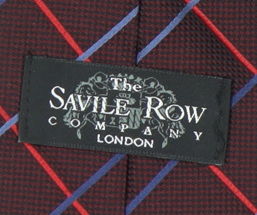 Mens The Savile Row Company Multicoloured Plaids & Checks 100% Silk  Tie