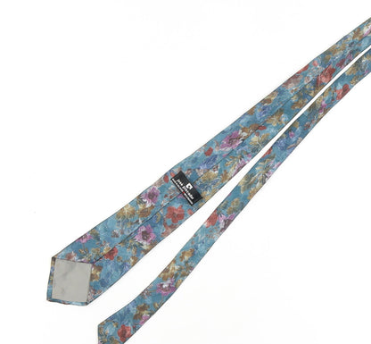 José Piscador Men's Blue Floral Slim Tie