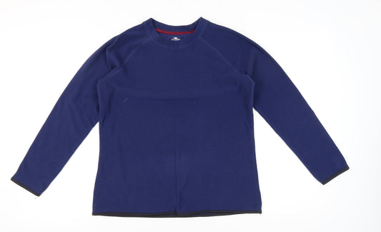 Crane Women's Blue Fleece Sweatshirt M