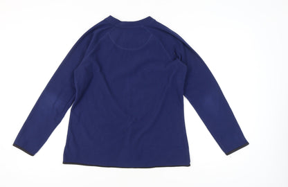 Crane Women's Blue Fleece Sweatshirt M