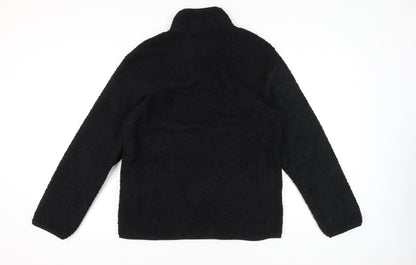 Mens UK Size M Larsson & Co Black Basic Jacket