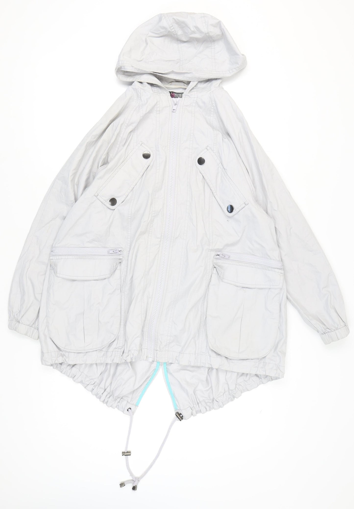 Womens UK Size 8 Marks and Spencer Grey Parka Coat