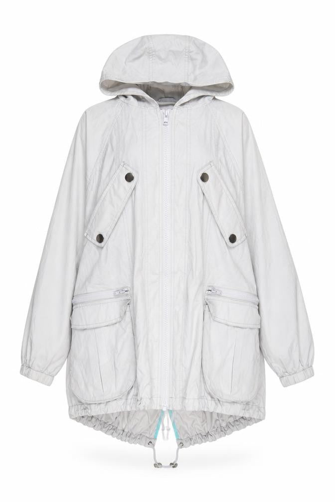 Marks & Spencer Women's Grey Parka Jacket UK 8