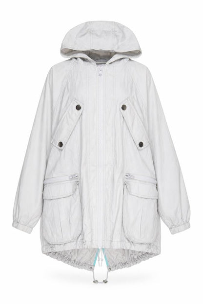 Marks & Spencer Women's Grey Parka Jacket UK 8