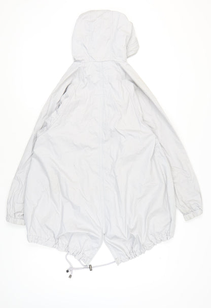 Womens UK Size 8 Marks and Spencer Grey Parka Coat