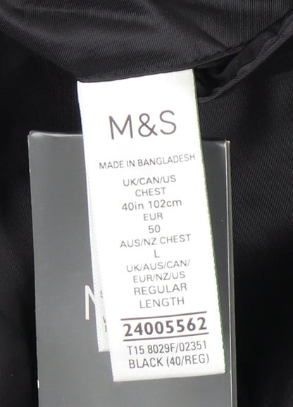 Marks & Spencer Men's Black Tuxedo Jacket L
