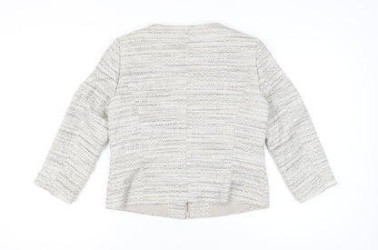 Next Women's Grey Tweed Blazer Size 16
