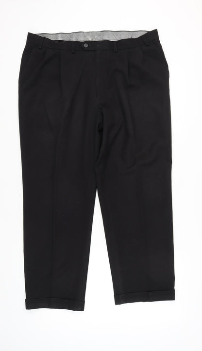 Marks and Spencer Men's Black Dress Pants 40/29