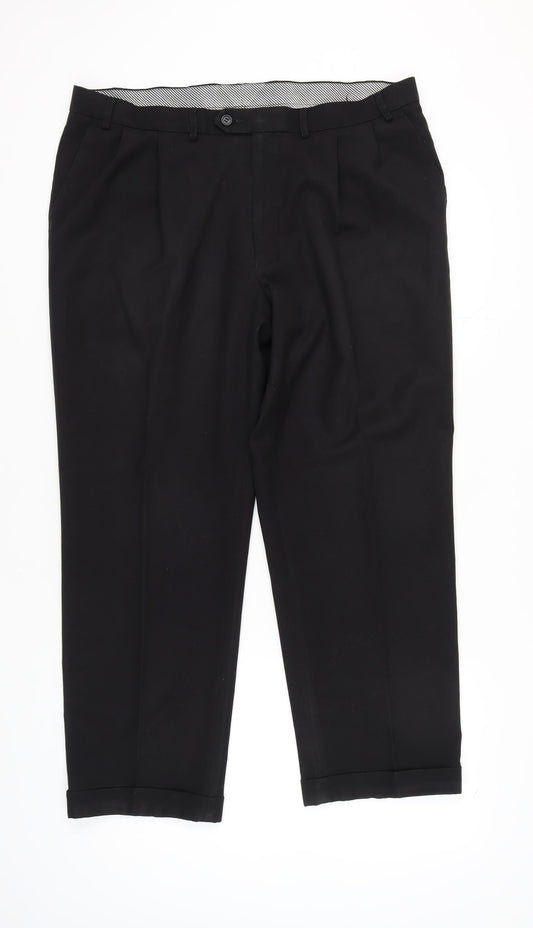 Marks and Spencer Men's Black Dress Pants 40/29