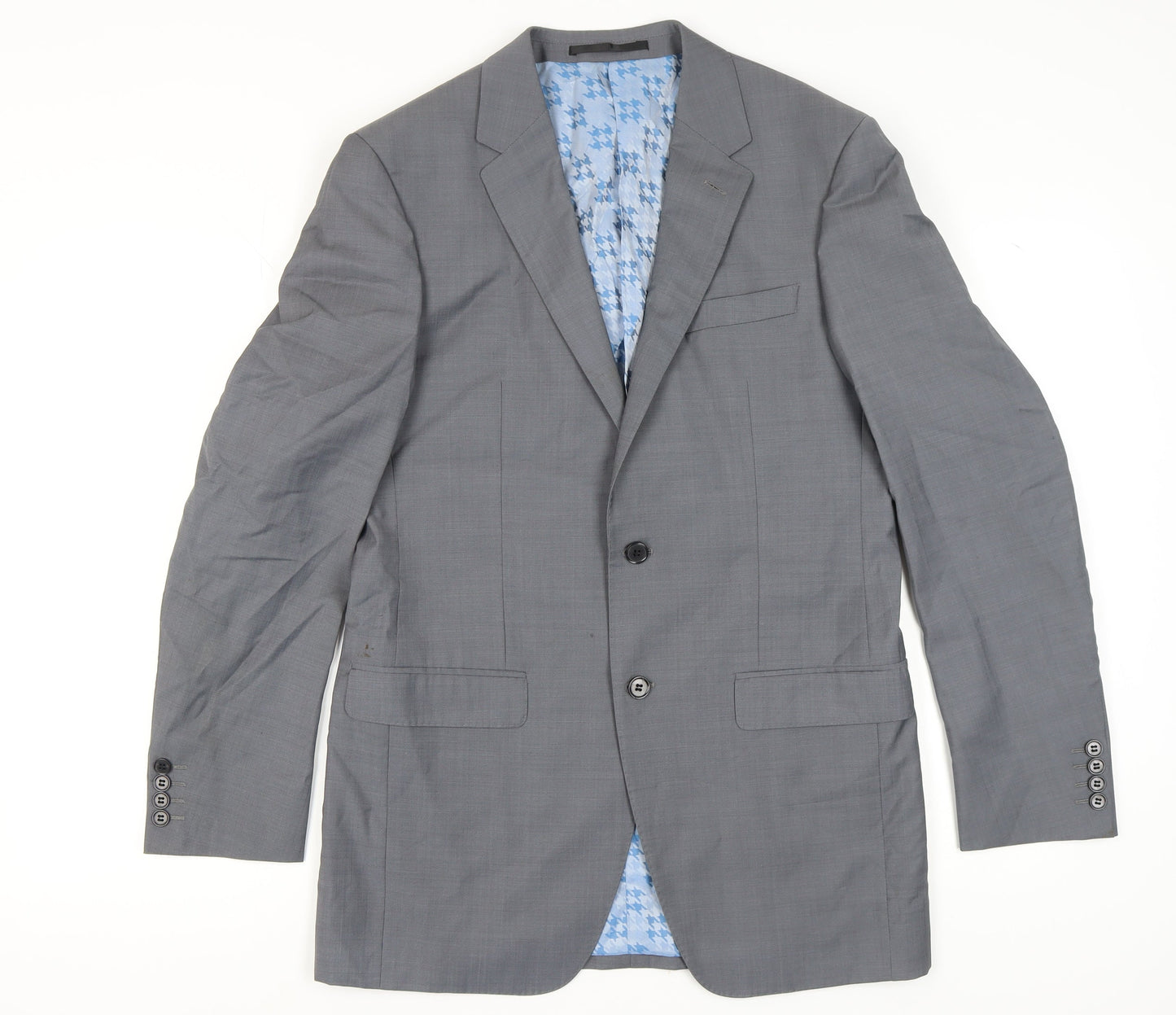 Mens UK Size 38 Marks and Spencer Regular Grey Suit Jacket