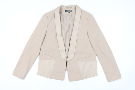 Marks and Spencer Women's Beige Suit Jacket Size 10
