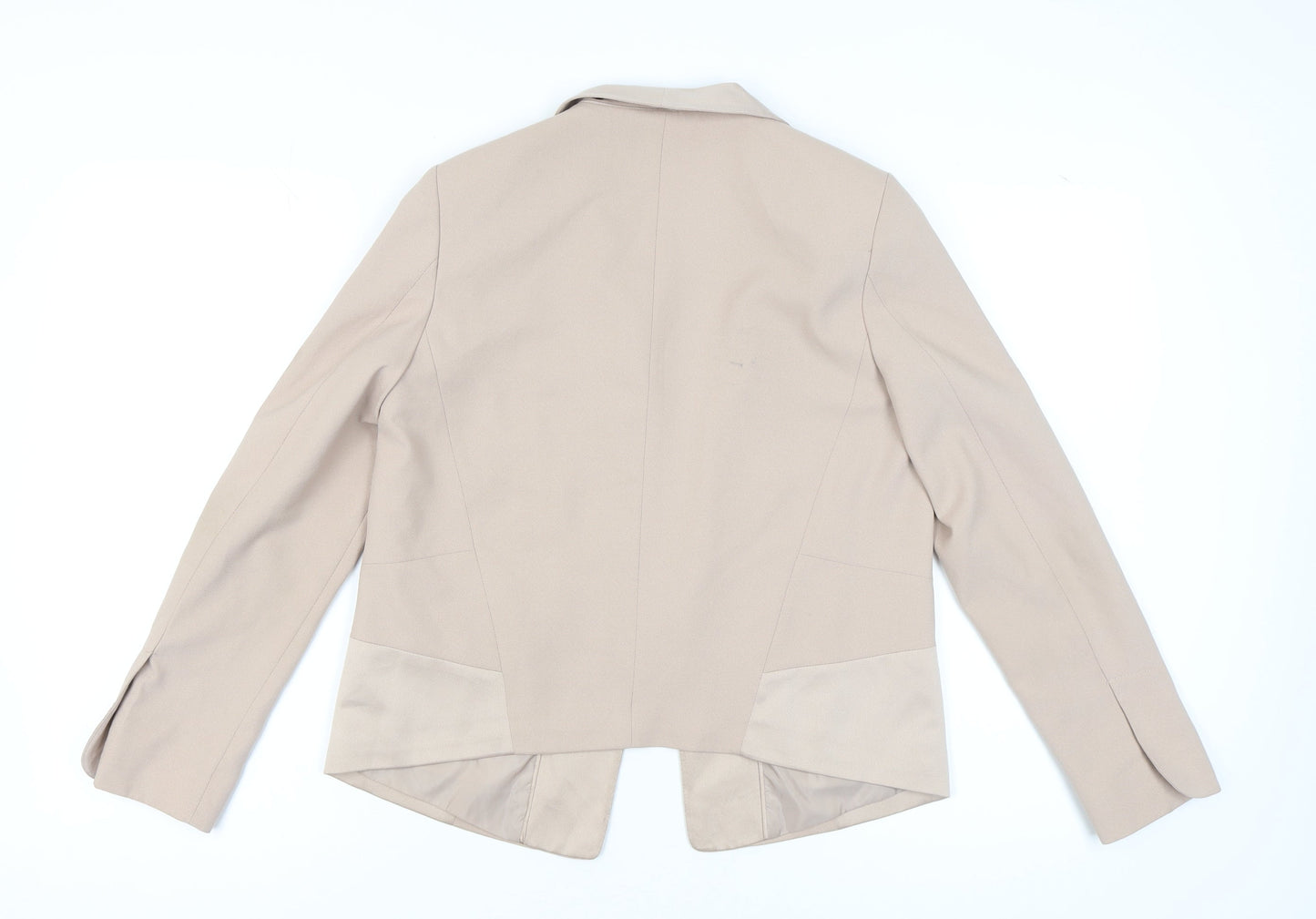 Marks and Spencer Women's Beige Suit Jacket Size 10