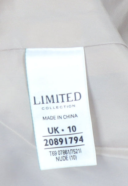 Marks and Spencer Women's Beige Suit Jacket Size 10