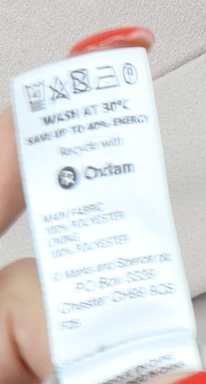 Marks and Spencer Women's Beige Suit Jacket Size 10