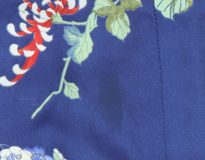 Zara Women's Blue Floral Blazer Jacket Size S