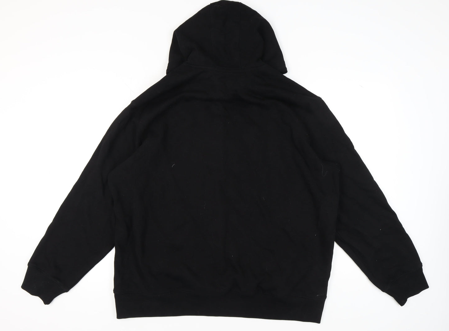 Mens UK Size 2XL H&M Black Pullover Hoodie