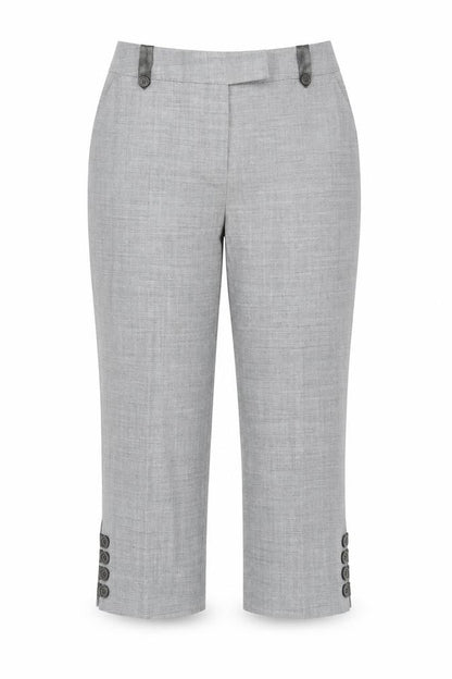 Womens UK Size M Marks and Spencer Regular Fit Business Casual Grey Trousers