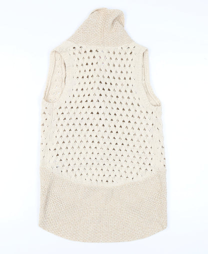 Max Studio Teens Beige Knit Vest - Size 12