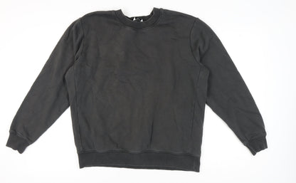 Mens UK Size L NEXT Black Pullover Sweatshirt