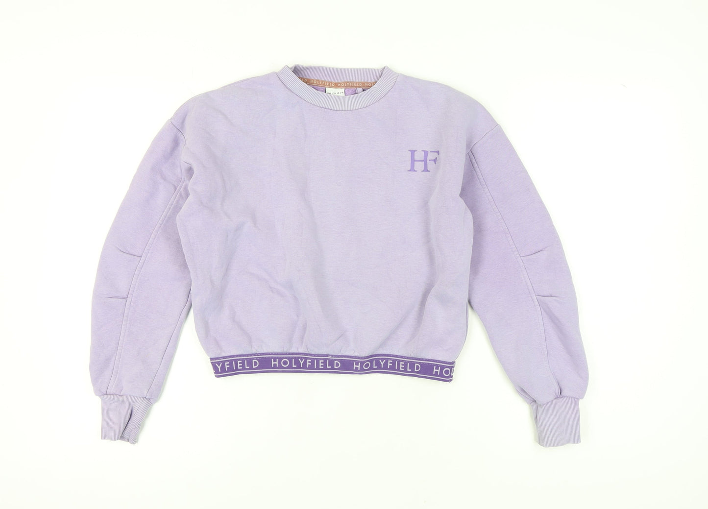 Holyfield Girls Purple Sweatshirt M 12-13 Years Pullover
