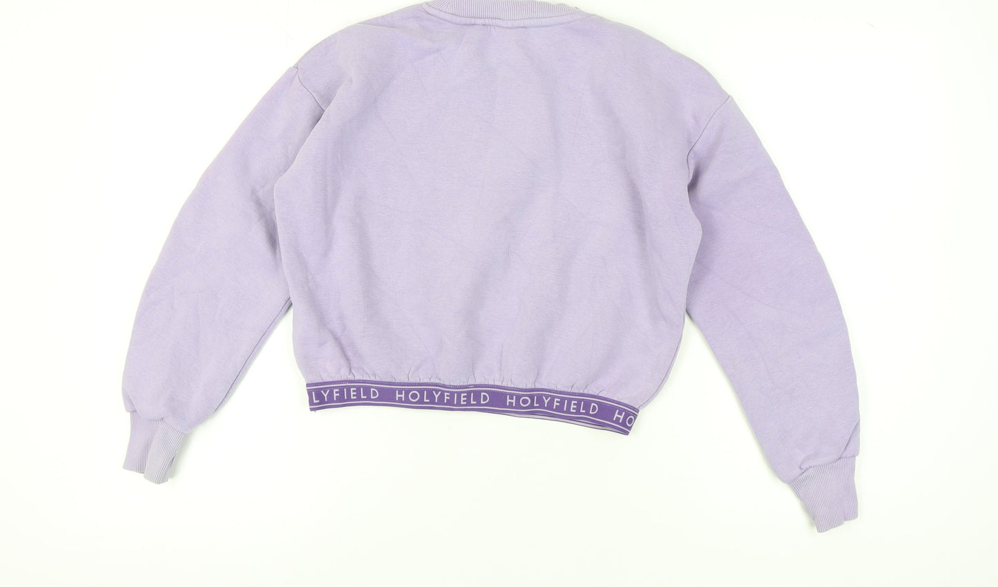 Holyfield Girls Purple Sweatshirt M 12-13 Years Pullover