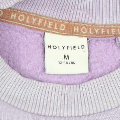Holyfield Girls Purple Sweatshirt M 12-13 Years Pullover
