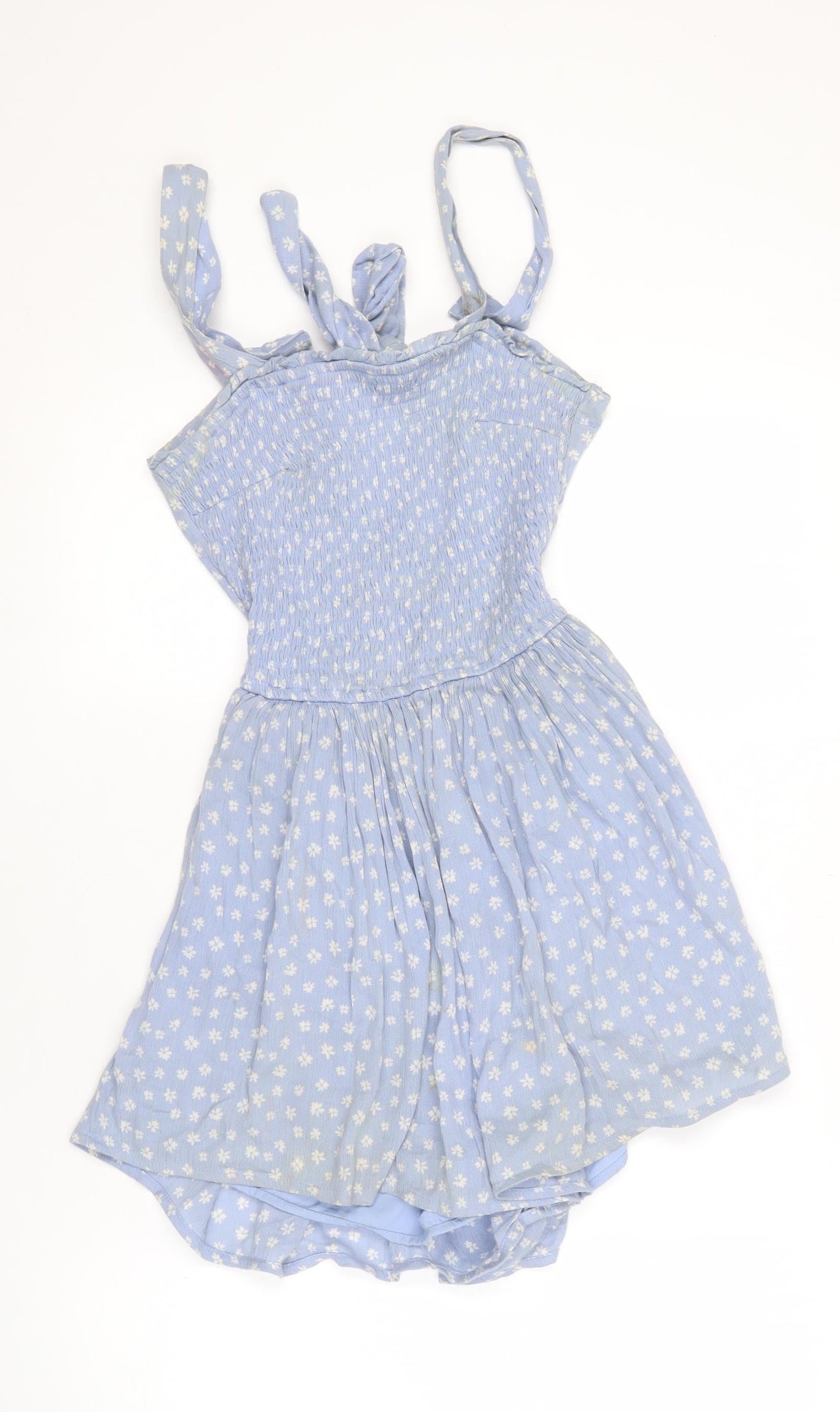 Hollister Women's Blue XS Floral Playsuit