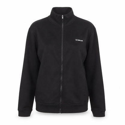 Front view of LA Gear Women's Black Track Jacket, size 14