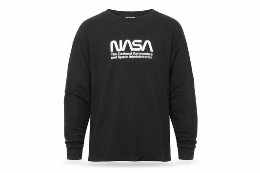 Marks and Spencer Boys Black NASA Long Sleeve T-Shirt 10 Years