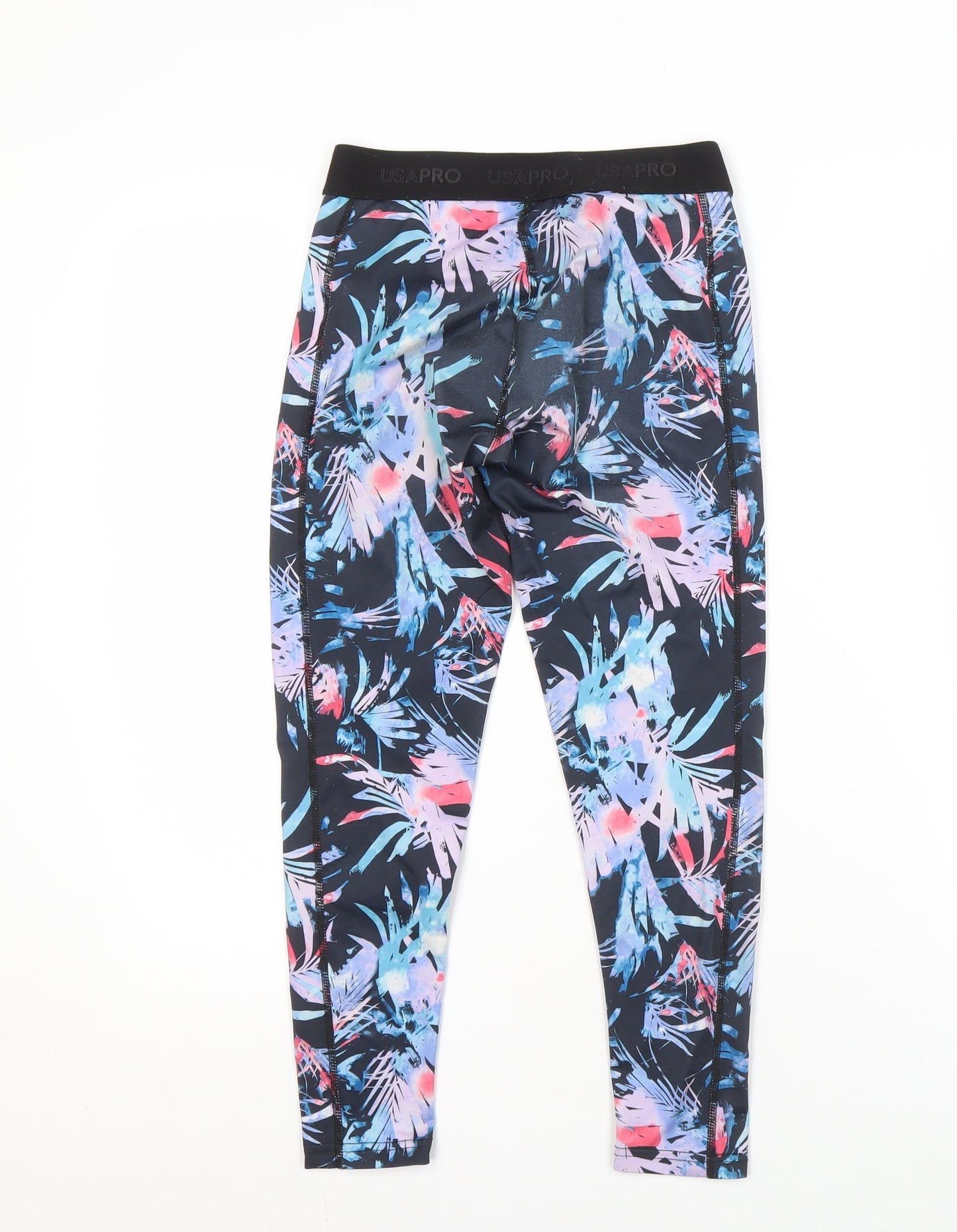 USA Pro Girls Multicoloured Tropical Leggings 11-12 Years