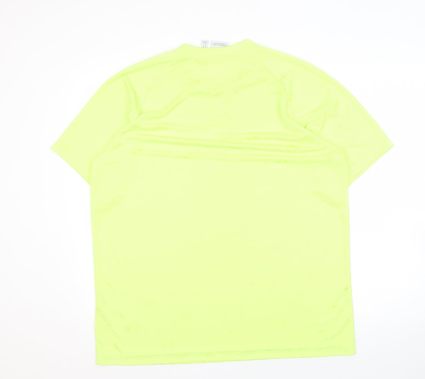Adidas Men's Green XL Basic Crew Neck T-Shirt