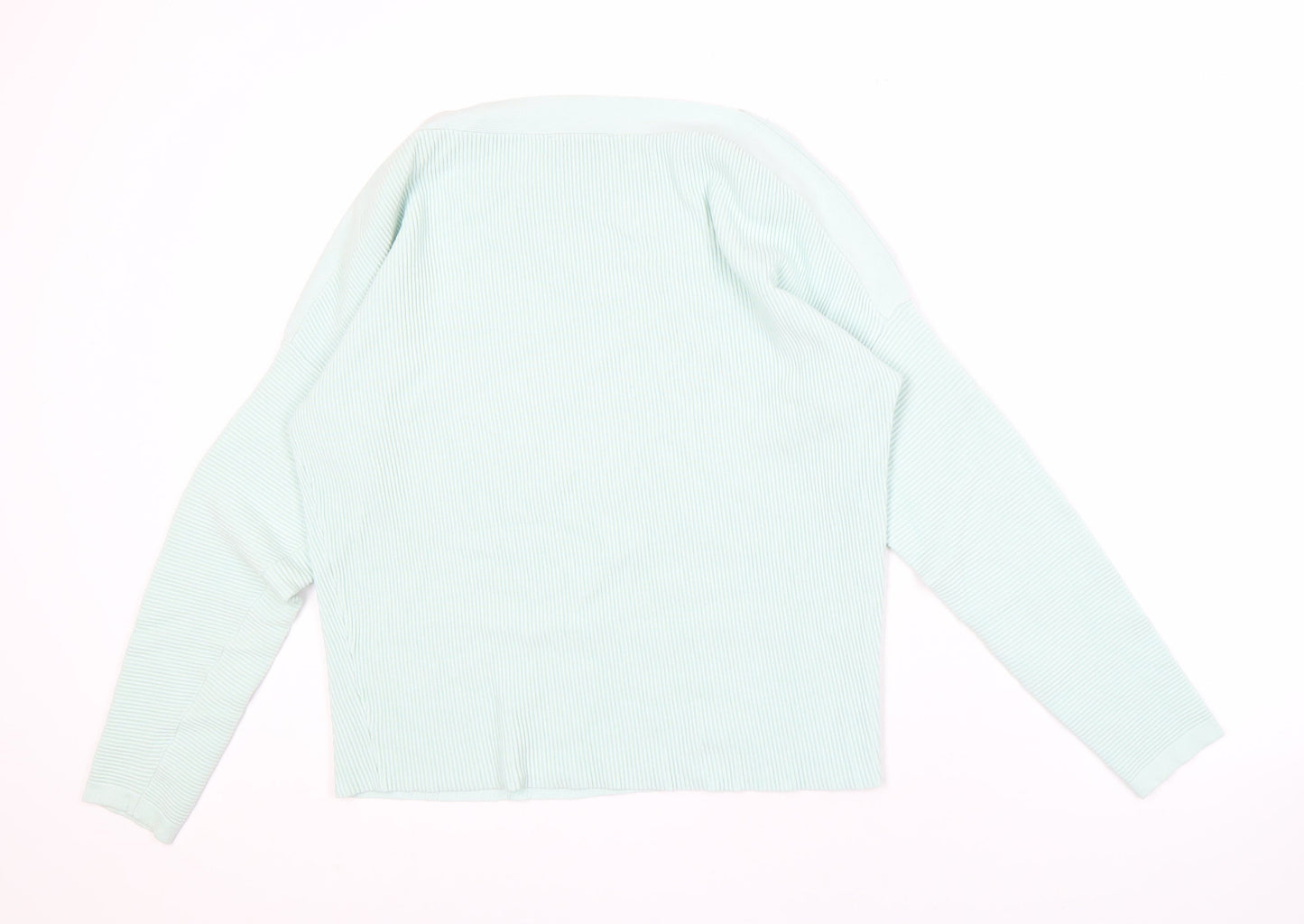 Phase Eight Unisex Green Lightweight Button Jumper