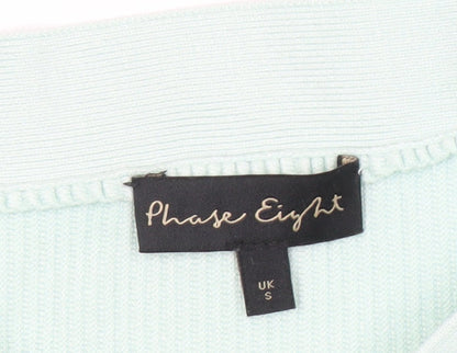 Phase Eight Unisex Green Lightweight Button Jumper